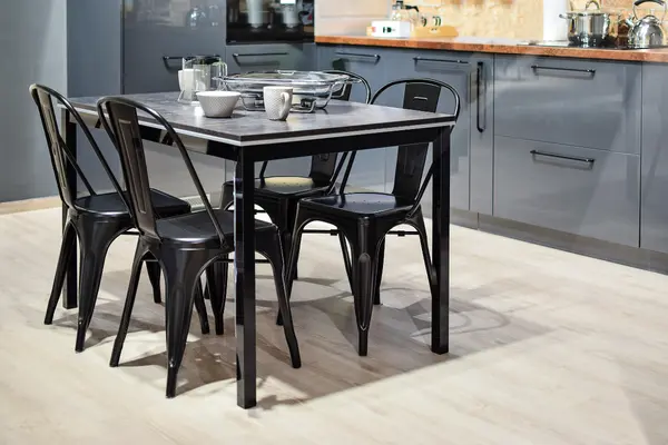 sorte spisebordsstole